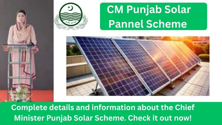 CM Punjab Free Solar Panel Scheme – A Step Toward a Greener and Brighter Punjab 2025