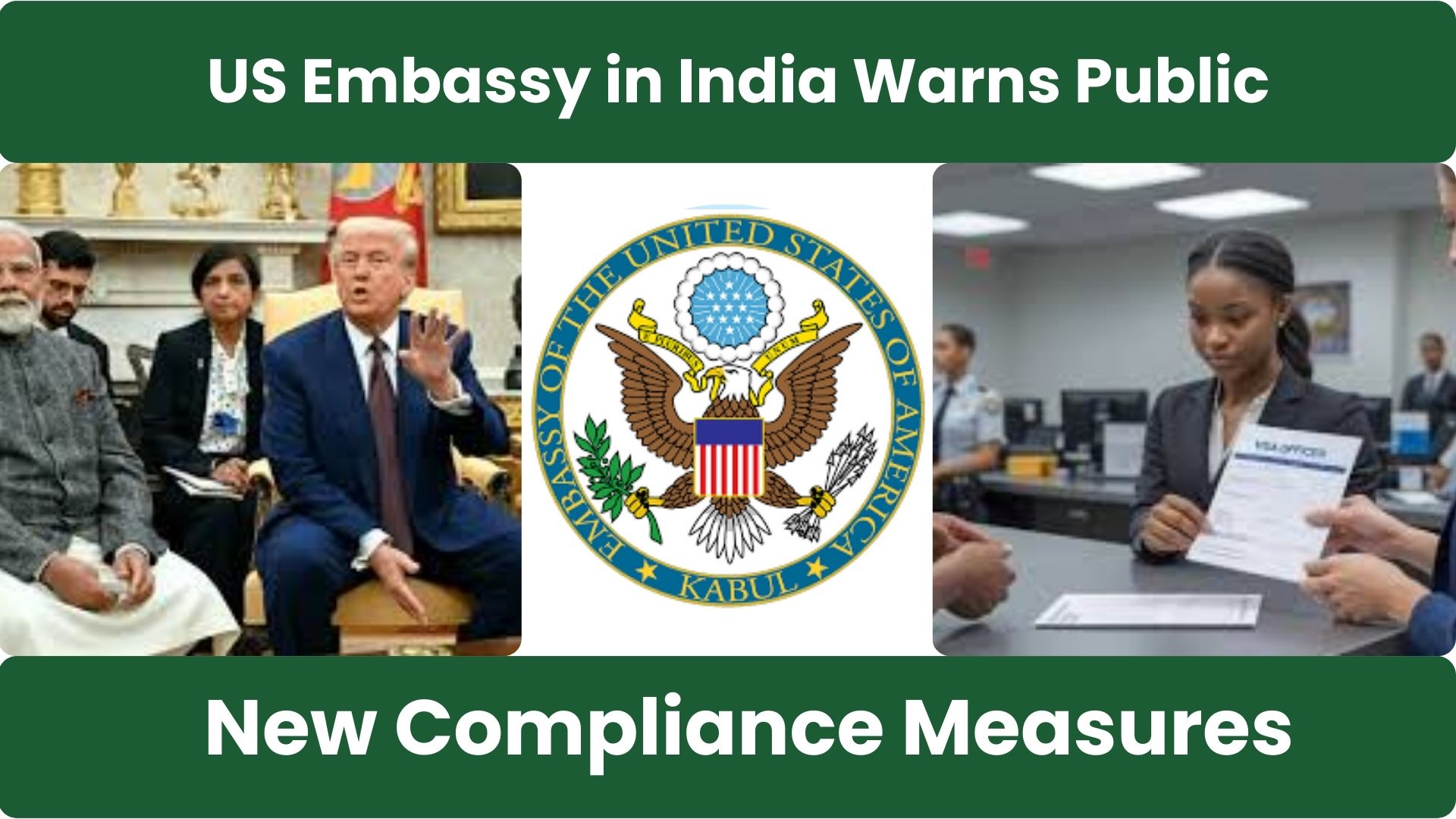 US Embassy in India Warns Public on Immigration Law Enforcement as New Compliance Measures Take Effect