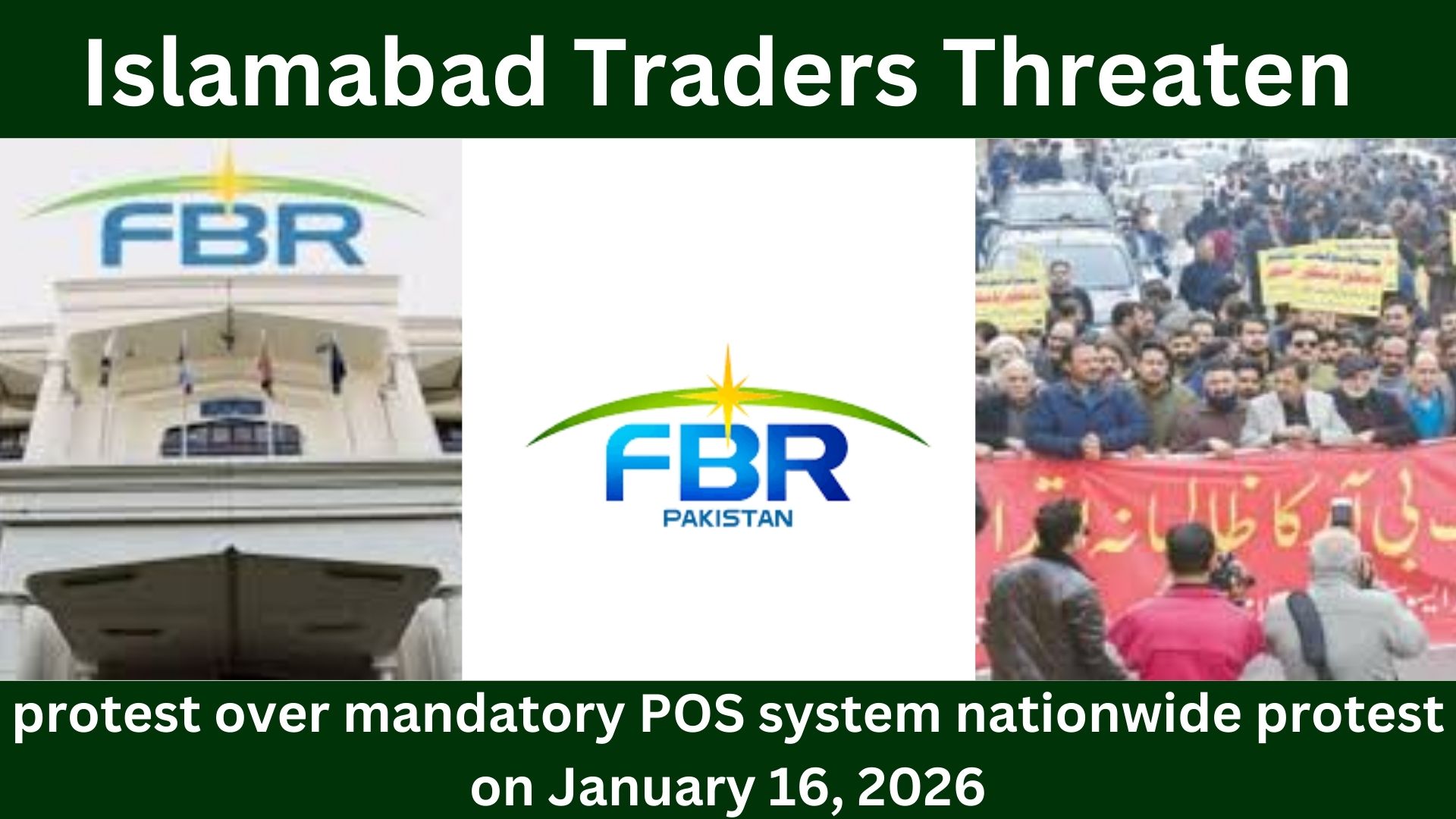 Islamabad traders warn of protests over mandatory POS system2026