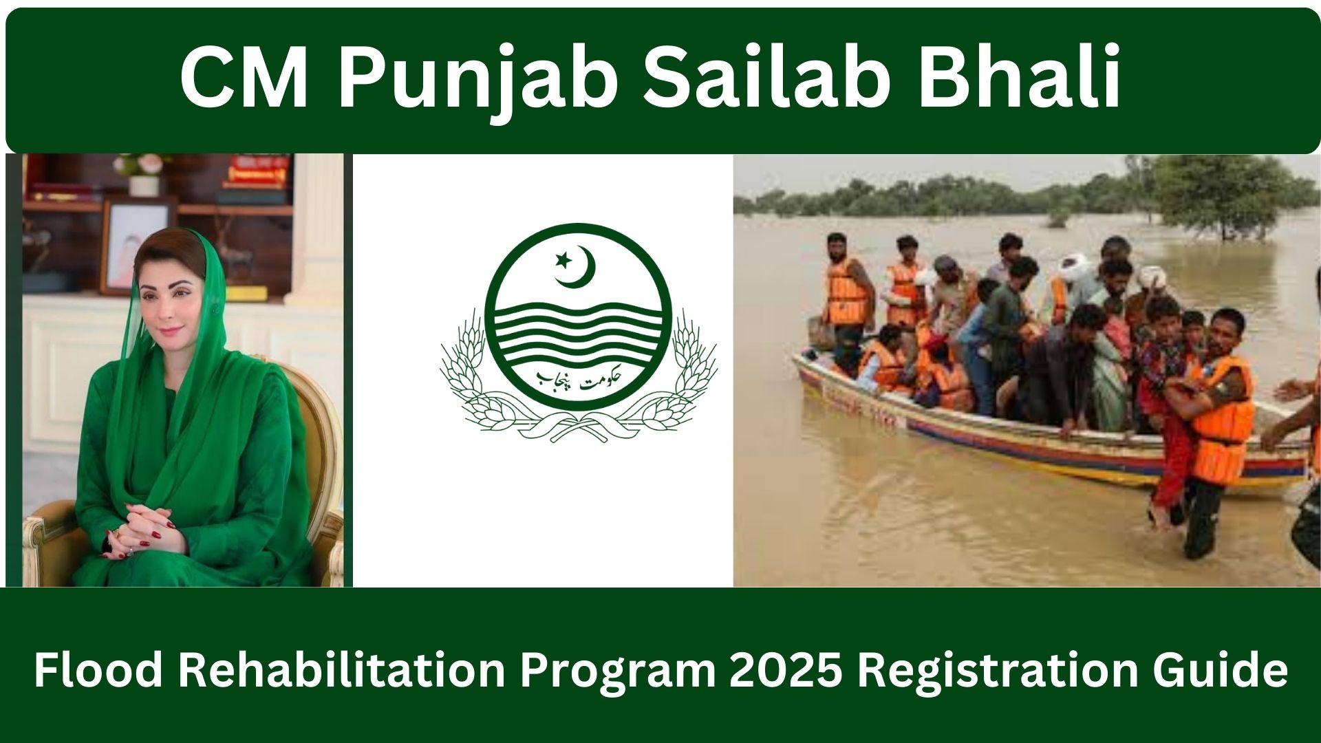 Wazir-e-Aala Punjab Sailab Bahali Program 2025 – Comprehensive Flood Relief & Compensation Framework