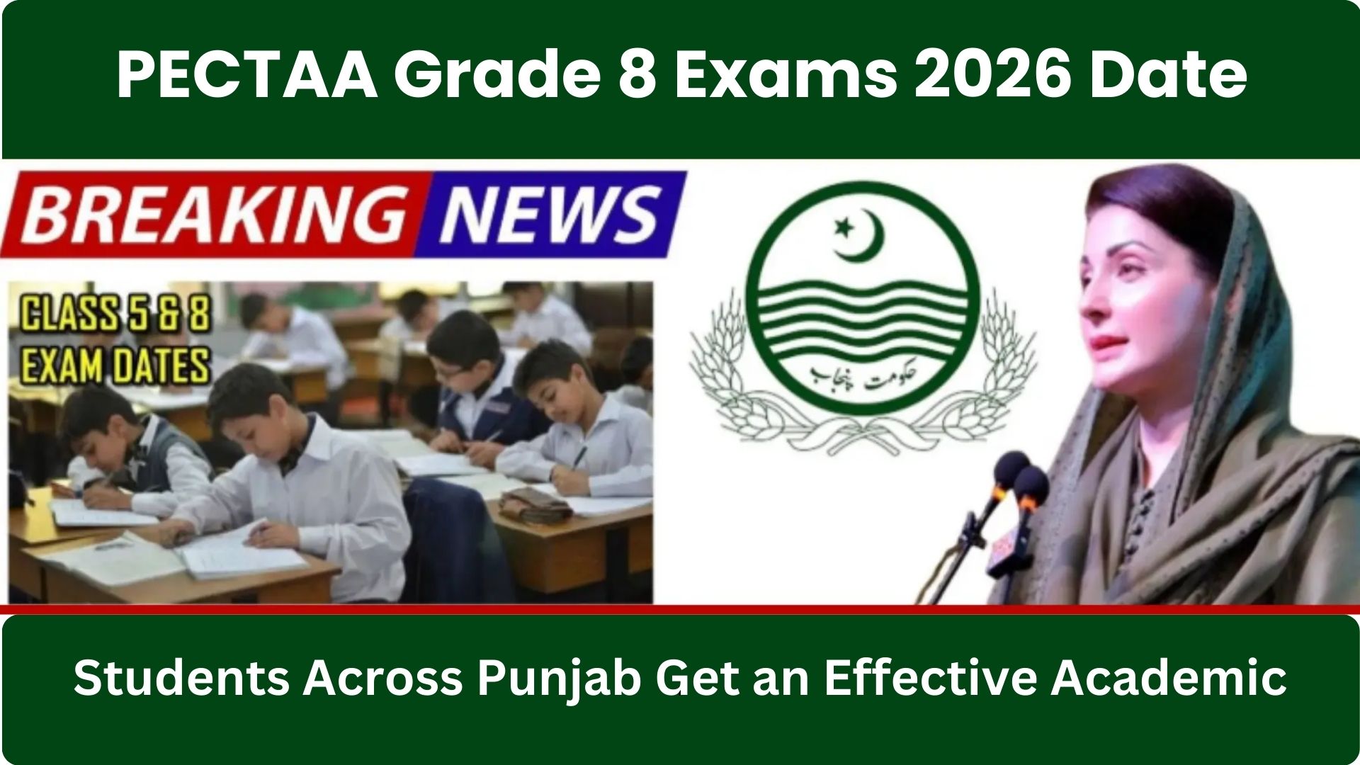 PECTAA Grade 8 Exams 2026 Date Announced: Students Across Punjab Get an Effective Academic