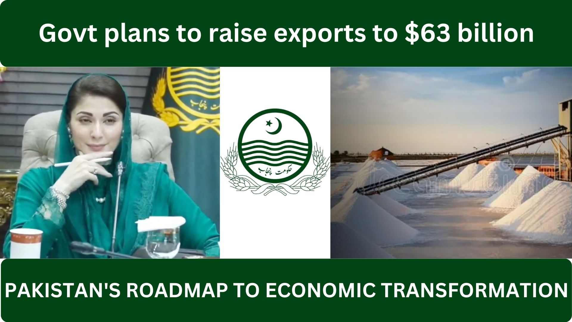 Punjab Govt Plans to Raise the Exports to 63 Billions Dollar in Four Years: A Transformational Roadmap for Economic Growth