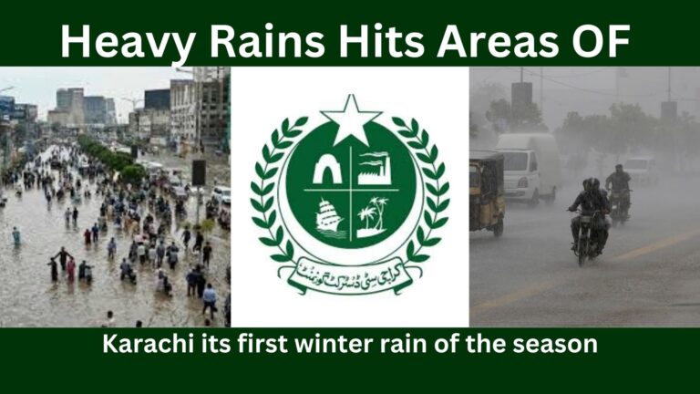 Heavy rains hit areas of Karachi, crippling industry and trade 2026