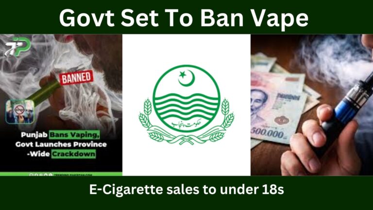 Govt Set to Ban Vape and E-Cigarette Sale to Under-18 in Pakistan